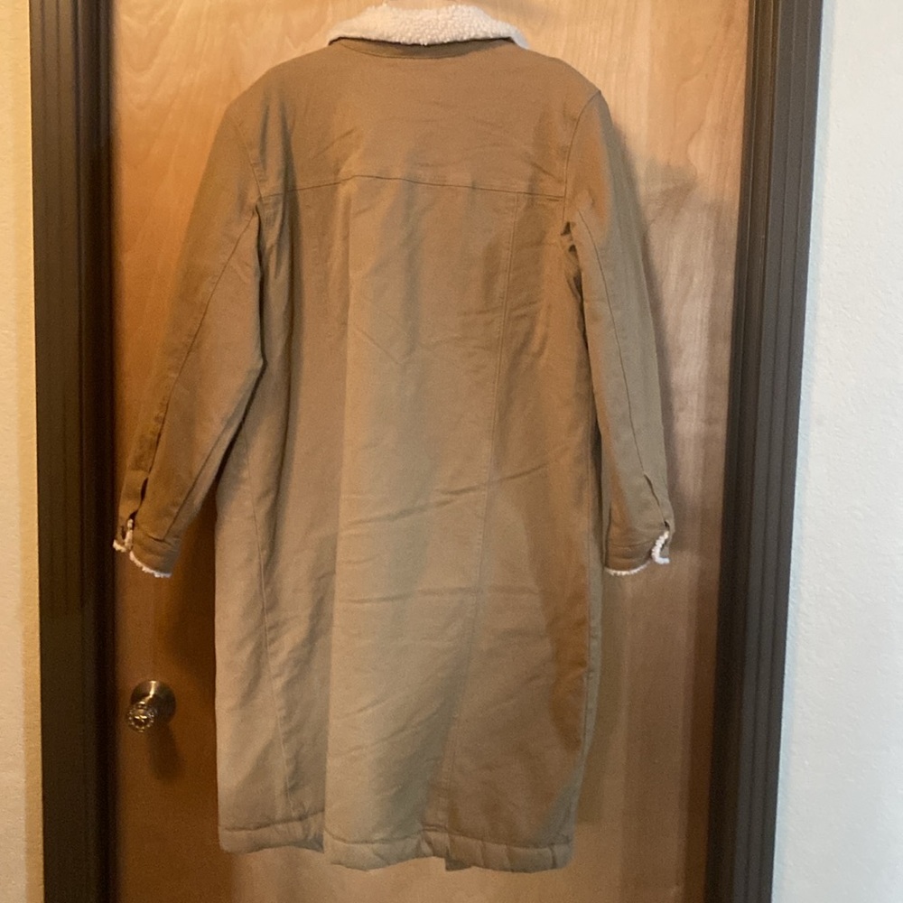 Tribal Long Duster with Sherpa Lining - Picture 4 of 16